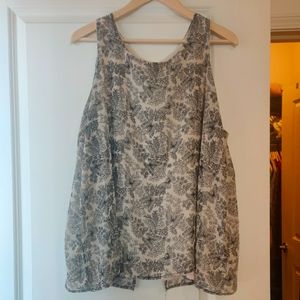 BUTTERFLY Sleeveless tank